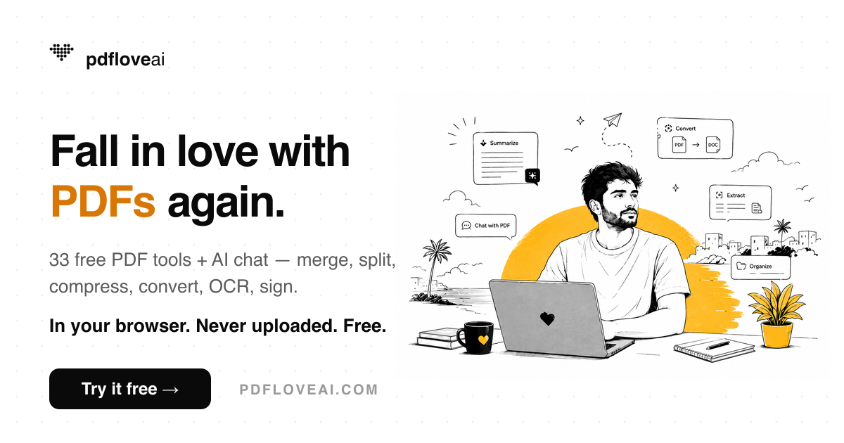 I rebuilt my dead AI-PDF site into 30+ free PDF tools that run 100% in your browser — no uploads, 