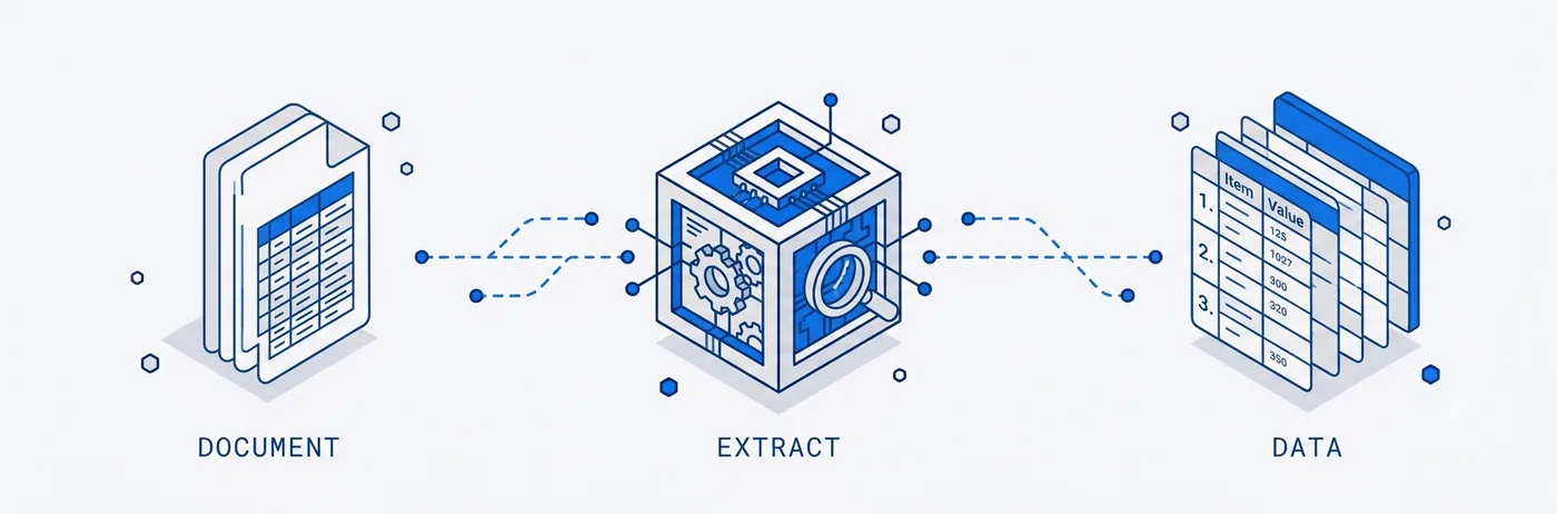 Extract flow diagram